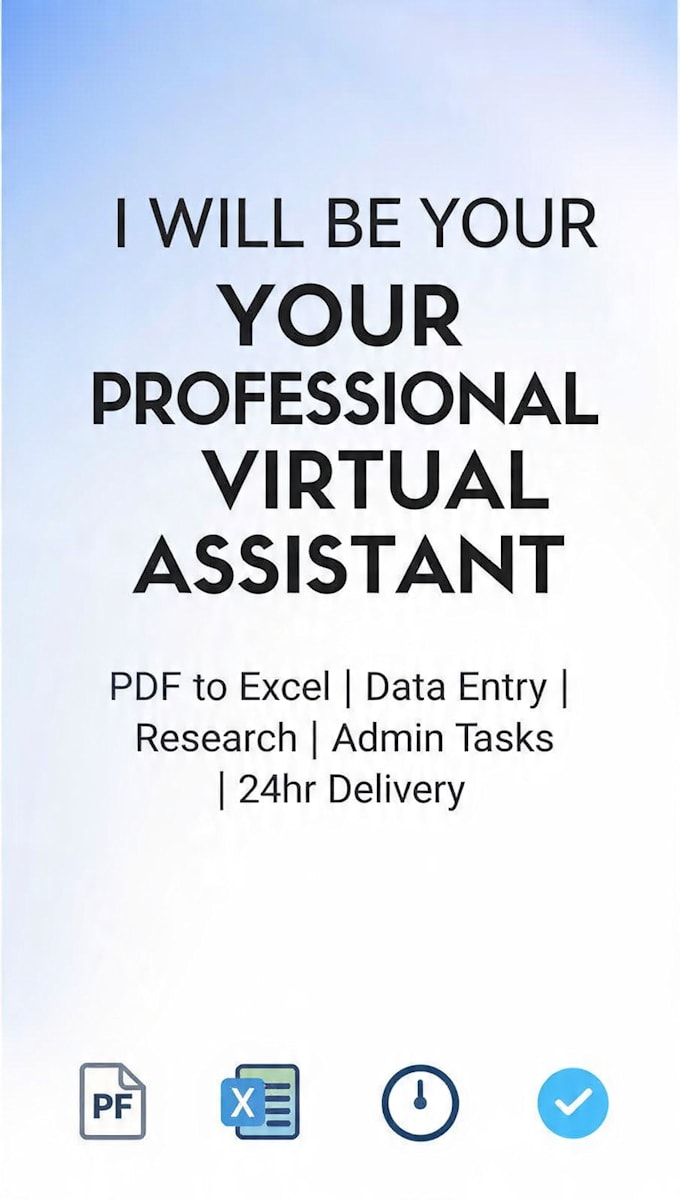 convert PDF invoices to excel spreadsheet in 24 hours