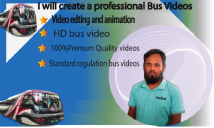 create professional high quality bus videos for your project