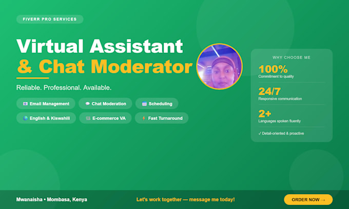 provide chat support as your virtual assistant