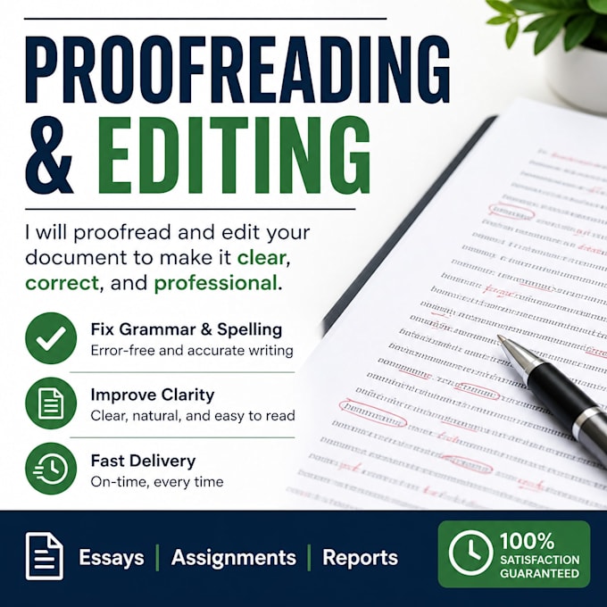 proofread, fix grammar and rewrite assigments