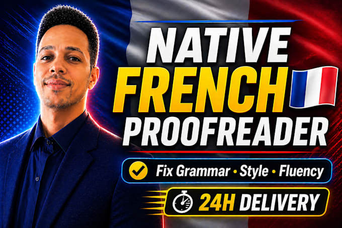 proofread and edit your french text manually