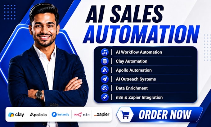 setup clay, apollo io, b2b data workflows, instantly ai, n8n, zapier automation