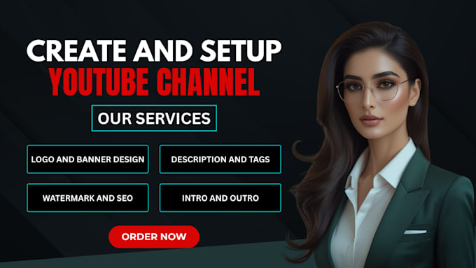 create and setup youtube channel