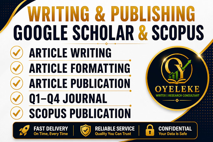write and publish article in scopus and google scholar indexed journal