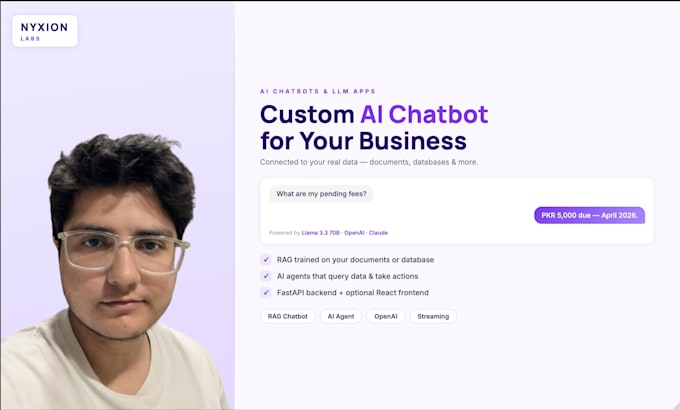 build an ai chatbot or llm application