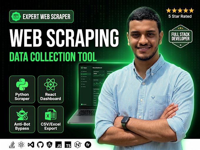 build a full stack web scraping tool with dashboard