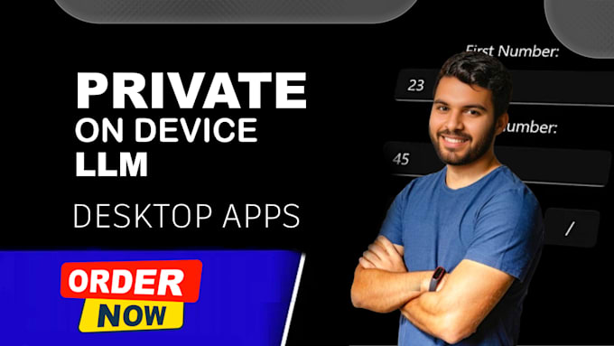 private, on device ai desktop applications