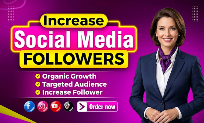 do increase social media followers in 24hrs