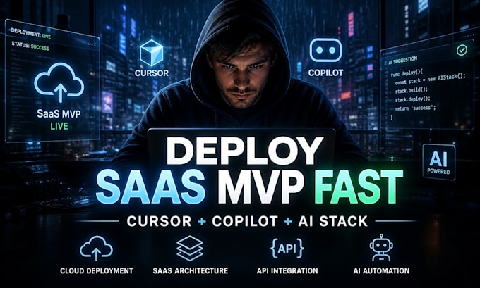 deploy saas mvp using cursor copilot github and ai tools