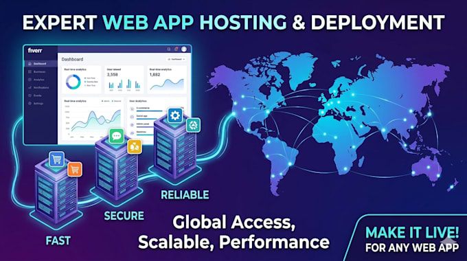 host your web app on a reliable, fast server