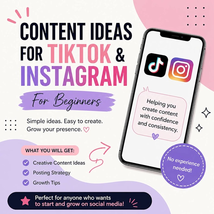 create viral tik tok and instagram content ideas for you