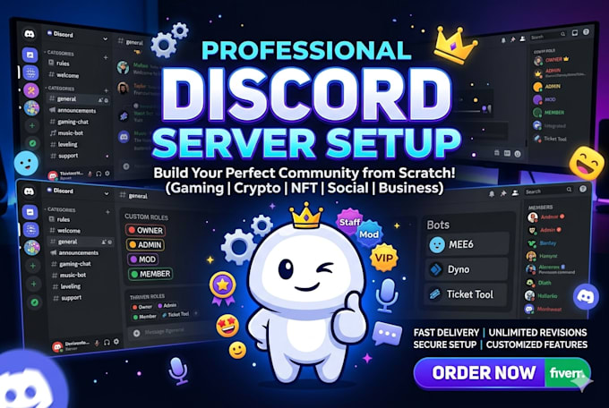 setup a custom discord server for your community