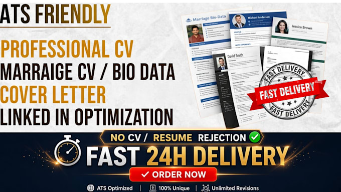 cv resume cover letter linked in