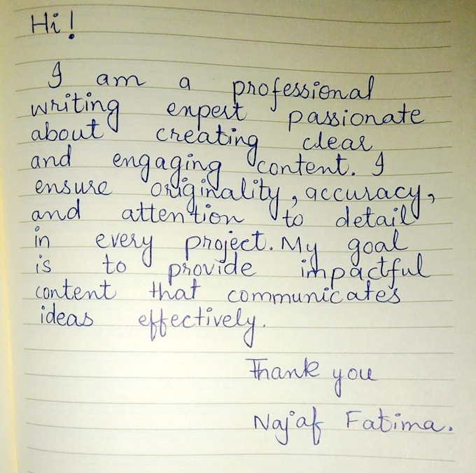 handwrite and send personalized notes in elegant calligraphy