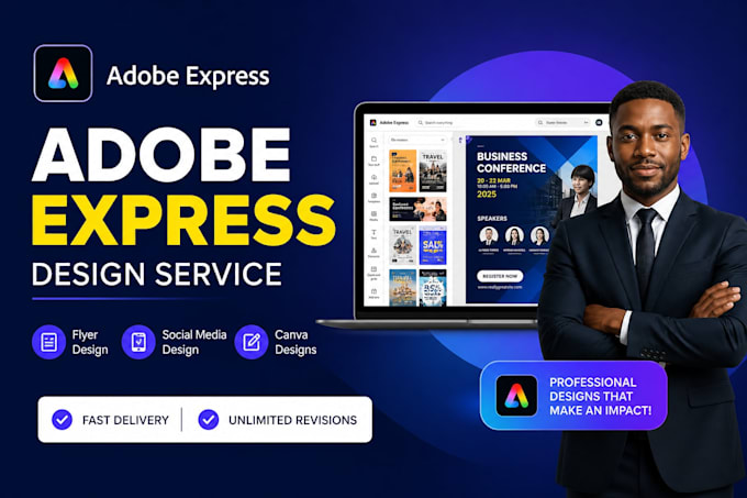 design adobe express social media post flyer presentation gohighlevel graphic