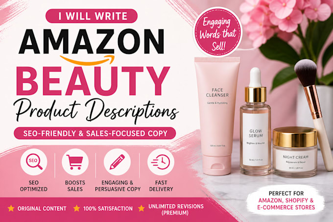 write amazon beauty product descriptions