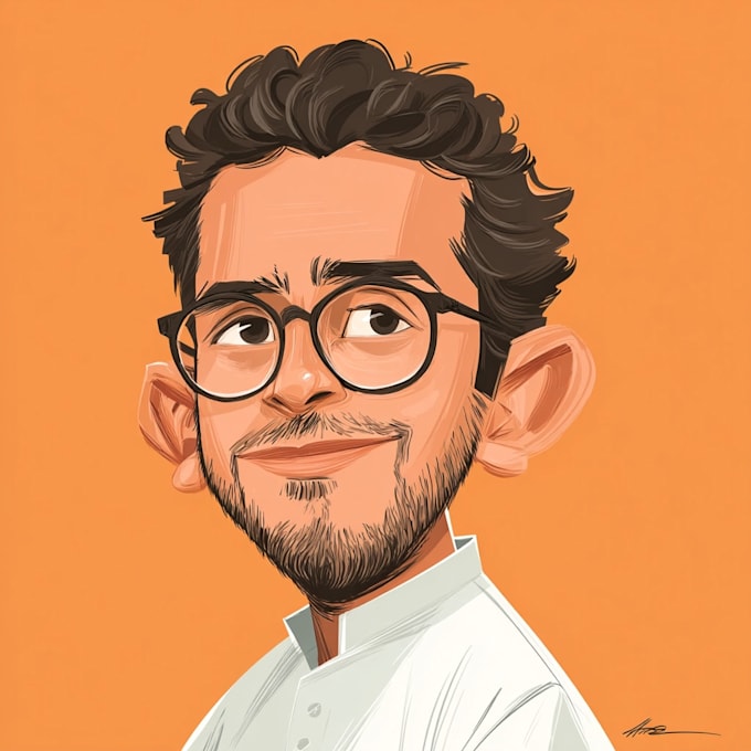 design professional caricature for you