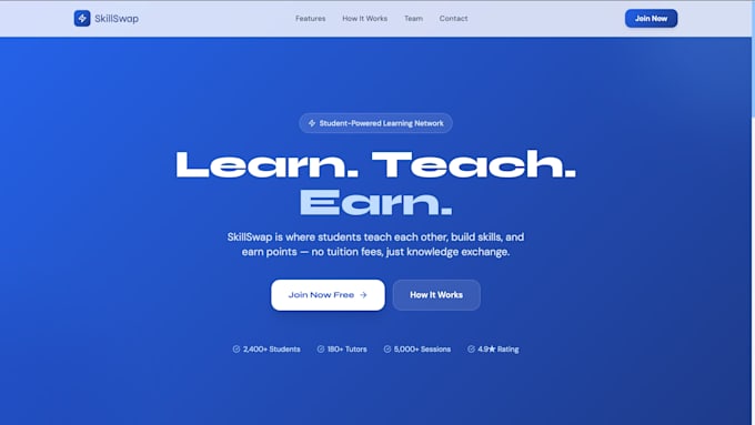design and build modern web apps, dashboards and saas UI