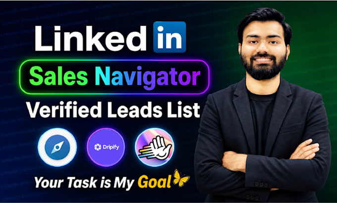 do b2b linkedin lead generation sales navigator lead list prospect list building