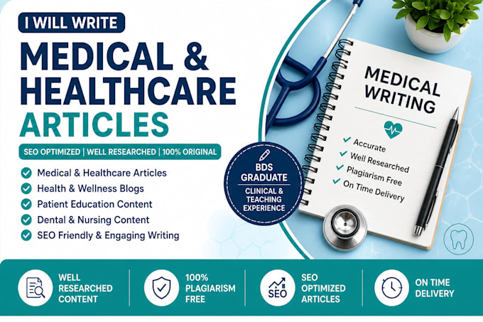 write SEO medical articles and healthcare blog content