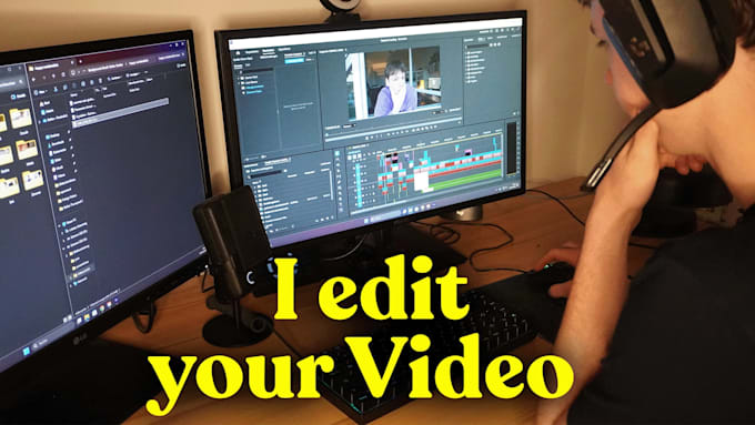 do professional editing to your talking head youtube video