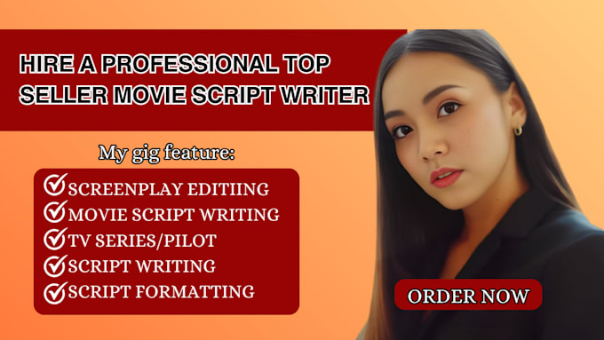 Write a powerful movie script, screenplay, tv pilot with strong ...