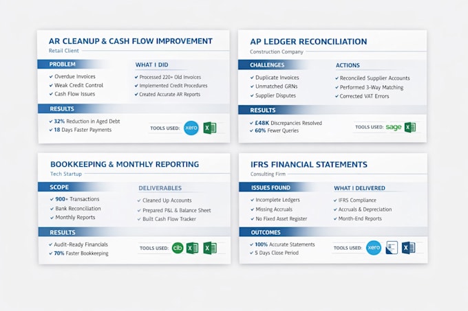 manage accounts payable and receivable