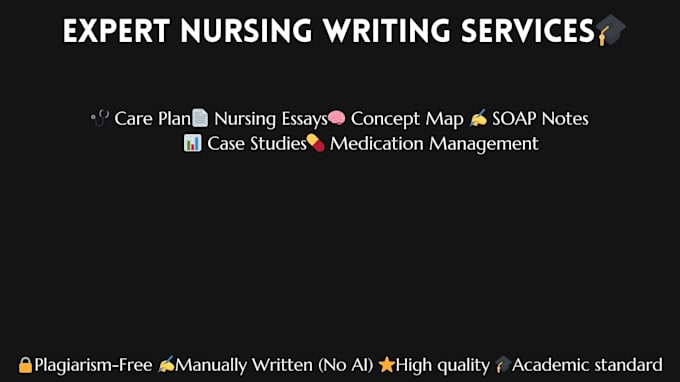 do nursing case studies, concept maps and progress notes