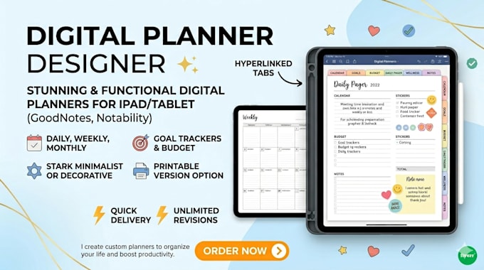 etsy hyperlinked,esty digital planner,printable planner,fillable,digital planner