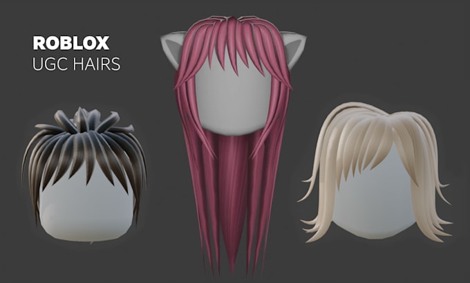 create beautiful, unique ugc hair for roblox