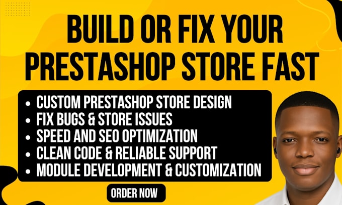 build fix customize prestashop website module and ecommerce store