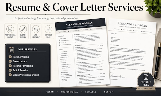 write and format resumes emails documents planners and templates