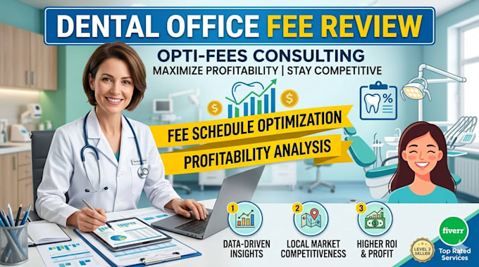perform a office fee review and analysis to increase revenue