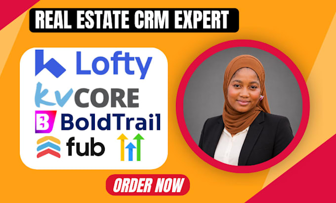 set up gohighlevel workflow expert real estate CRM lofty kvcore followupboss