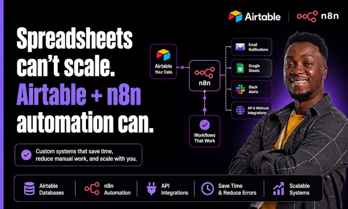 migrate spreadsheet csv to airtable CRM and n8n automation with zapier workflow