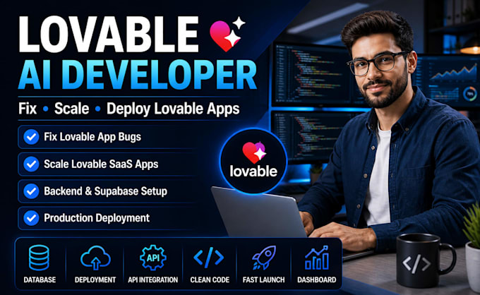 lovable ai developer fix lovable app scale lovable saas backend deployment