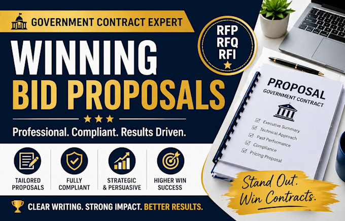 design capability statement bid proposal samgov registration government contract