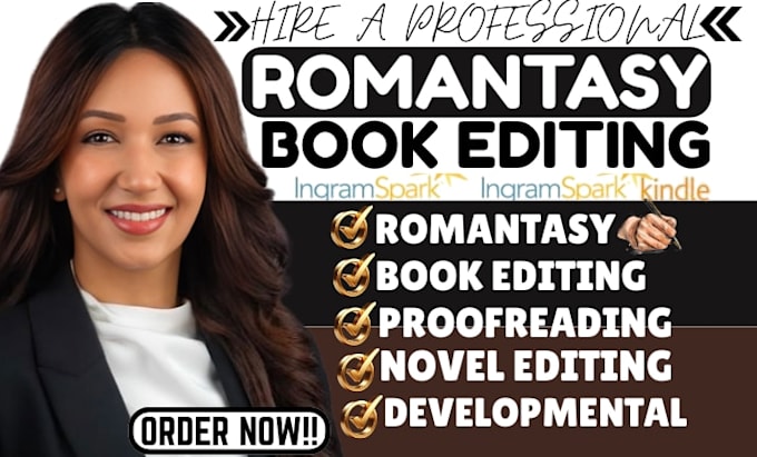 proofread, developmental novel editing, fiction novel romantasy book editor