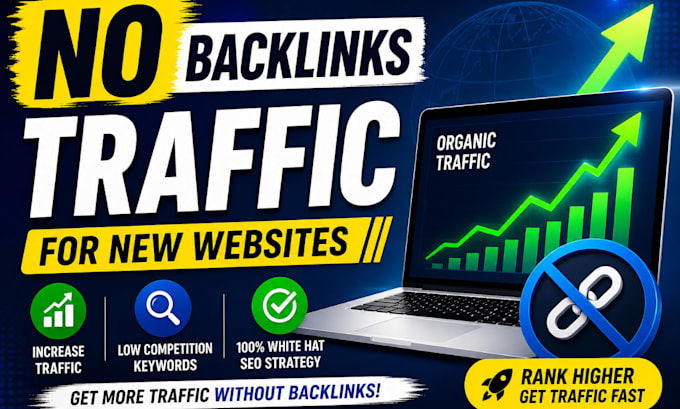 increase traffic for new website without backlinks
