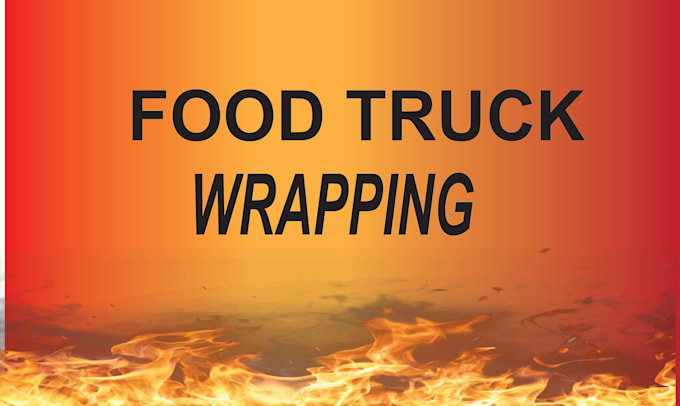 design stylish  food truck wrap and food van wrap