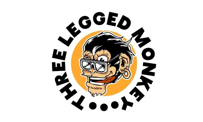 design three legged monkey bar drink logo for you