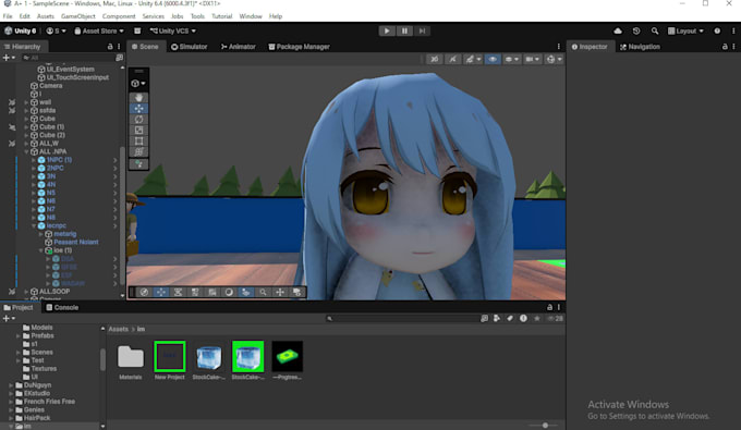 develop a complete mobile game in unity