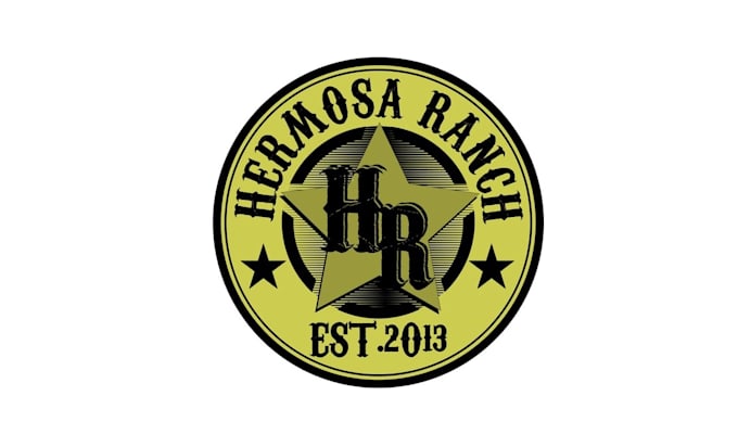 design classic monogram custom ranch logo