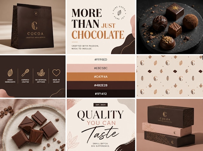 create art direction, logo and brand guidelines
