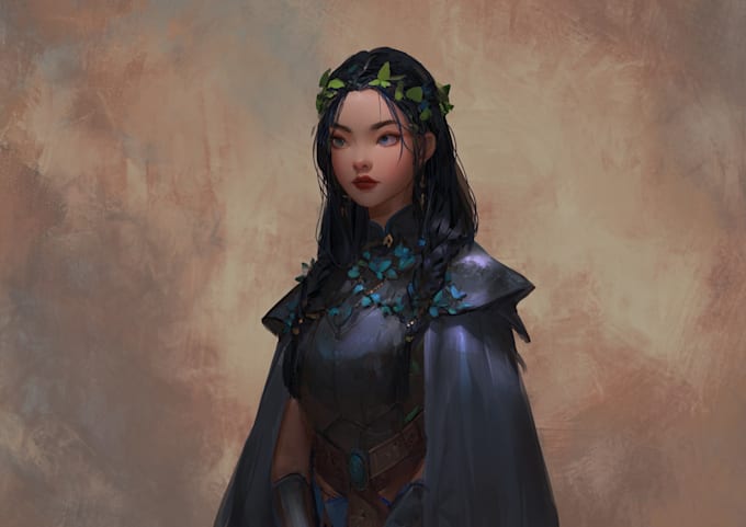 Dessiner une illustration de personnage de dnd pour une partie de dnd