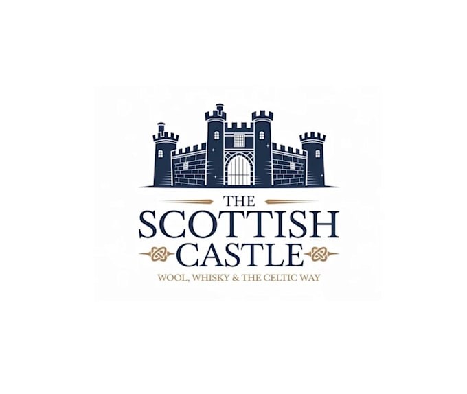 make wonderful castle logo design without any copyright concept