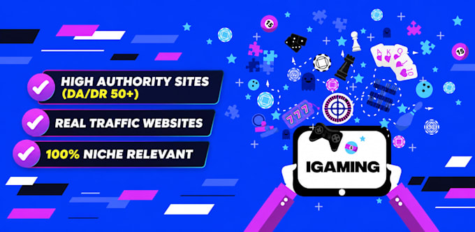 build powerful high da DR backlinks for igaming niche
