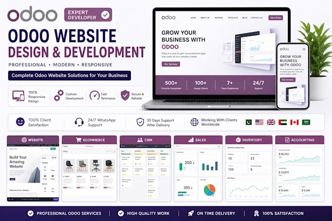 setup odoo erp for ecommerce business
