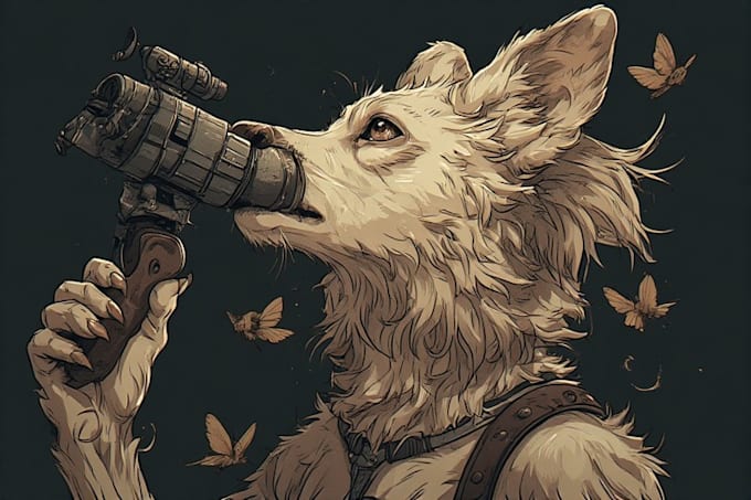 draw detailed furry characters for your ideas