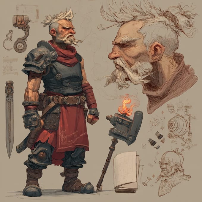 design original character concept art